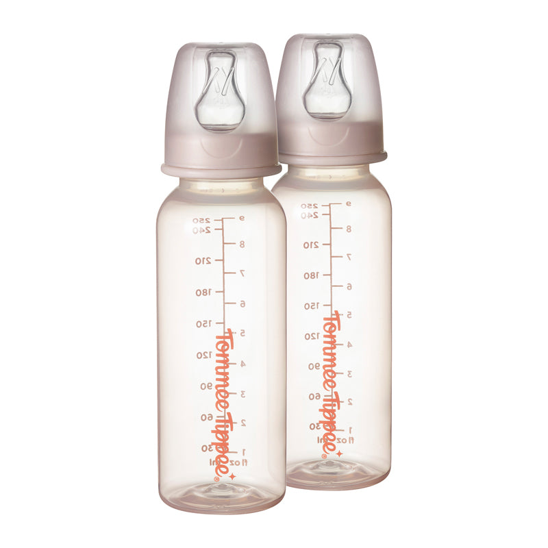 Tommee Tippee Conjunto de 2 mamadeiras estreitas Classic Start de 250ml