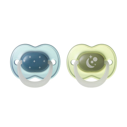 Tommee Tippee Chupeta Night Glow para bebês de 6 a 18 meses (2 unidades)
