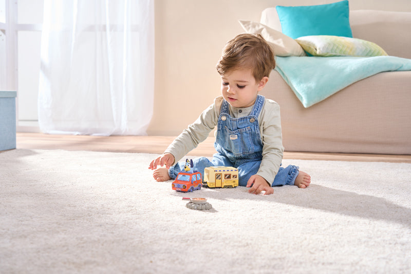 Brinquedo VTech Toot-Toot Drivers – Carro da Família Bluey e Trailer (com Som e Luzes) – Para 1 a 5 Anos