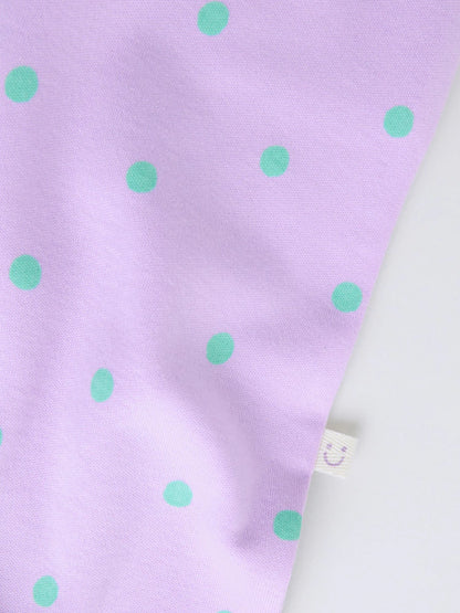 |BabyGirl| Conjunto De 5 Macacões De Dormir Para Bebês Com Zíper Duplo Nas Cores Roxo e Laranja (0-2 anos)