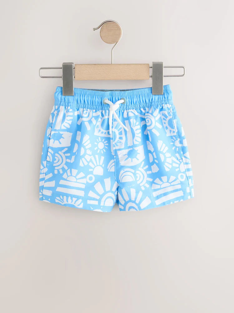 |Boy| Kit Com 2 Shorts De Banho Azul/Verde (3 meses a 7 anos)