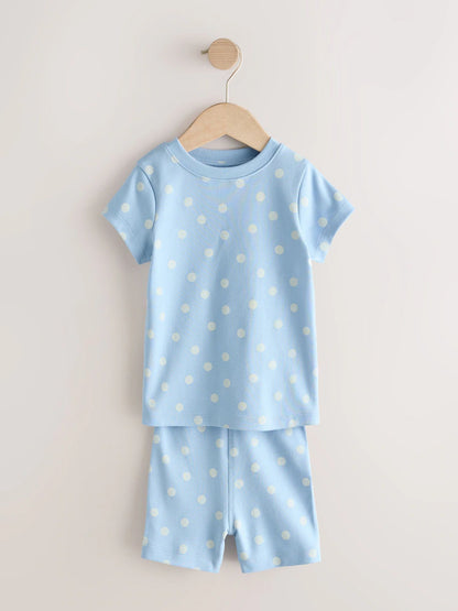 |Girl| Kit com 3 Pijamas Curtos de Unicórnio com Estampa Floral Rosa (9 meses a 12 anos)
