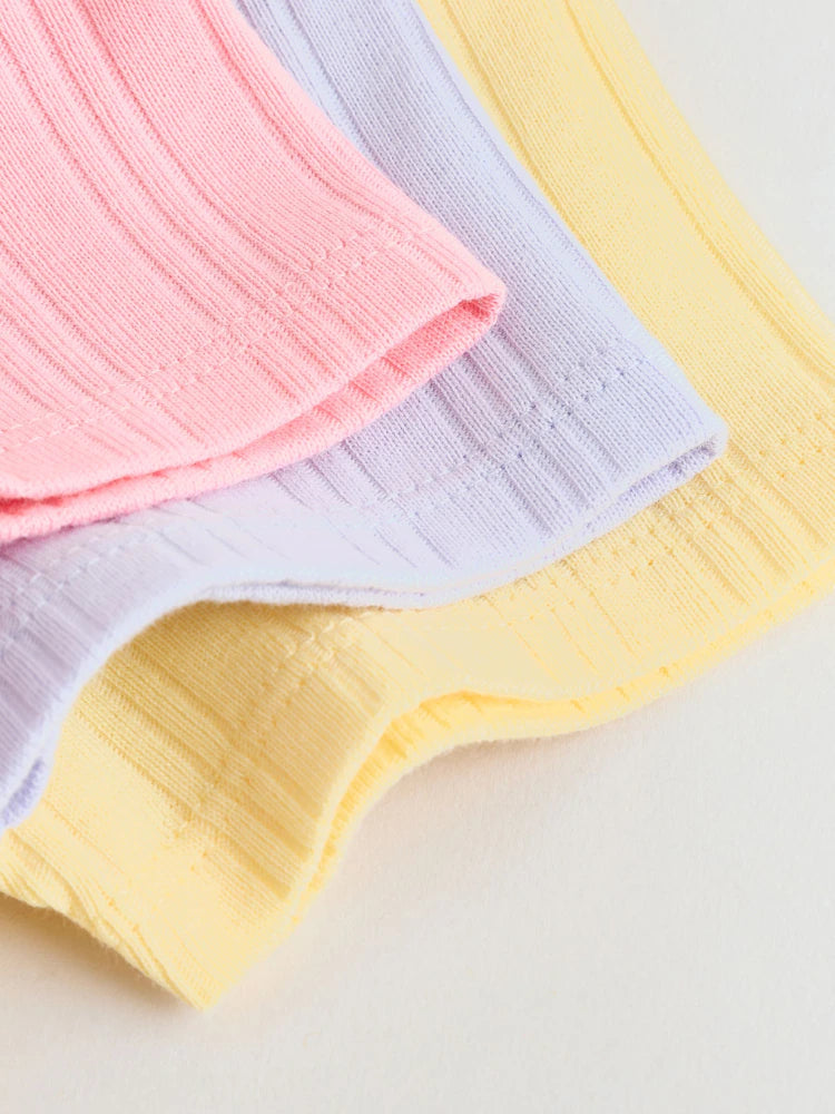 |BabyGirl| Conjunto Com 3 Macacões Infantis Coloridos Com Zíper Duplo (0 meses a 3 anos)