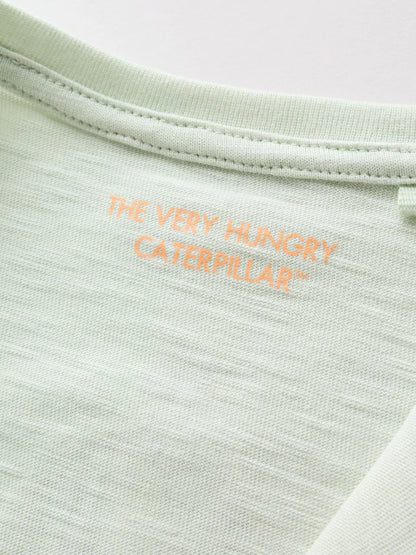 |BabyBoy| Conjunto Com 3 Macacões Infantis Neutros Com Estampa Da Lagarta Muito Faminta (The Very Hungry Caterpillar License)