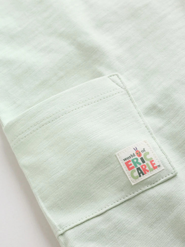 |BabyBoy| Conjunto Com 3 Macacões Infantis Neutros Com Estampa Da Lagarta Muito Faminta (The Very Hungry Caterpillar License)