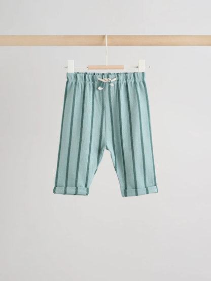 |BabyBoy| Kit com 3 Calças Jogger de Corte Reto para Bebês Minerals (0 meses a 2 anos)