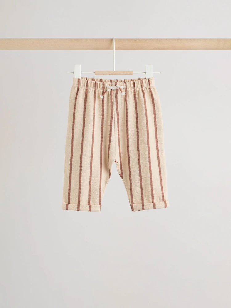 |BabyBoy| Kit com 3 Calças Jogger de Corte Reto para Bebês Minerals (0 meses a 2 anos)