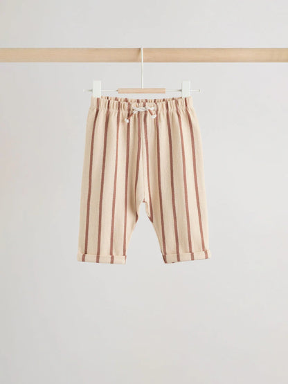 |BabyBoy| Kit com 3 Calças Jogger de Corte Reto para Bebês Minerals (0 meses a 2 anos)