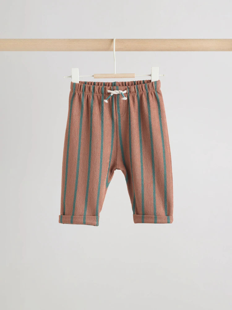 |BabyBoy| Kit com 3 Calças Jogger de Corte Reto para Bebês Minerals (0 meses a 2 anos)