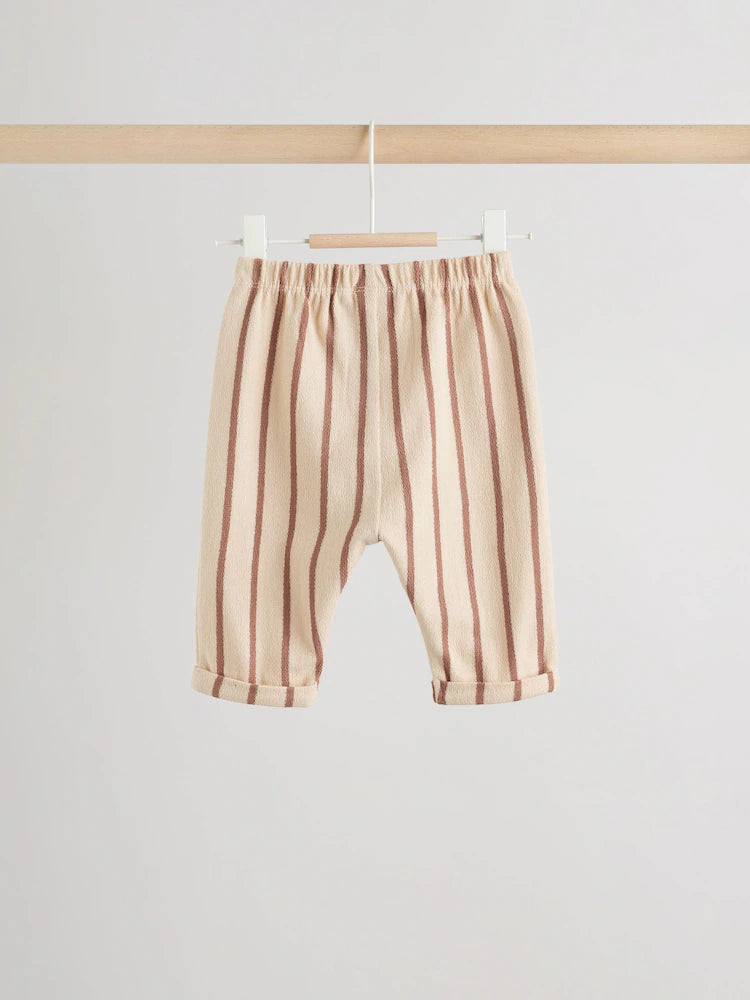 |BabyBoy| Kit com 3 Calças Jogger de Corte Reto para Bebês Minerals (0 meses a 2 anos)