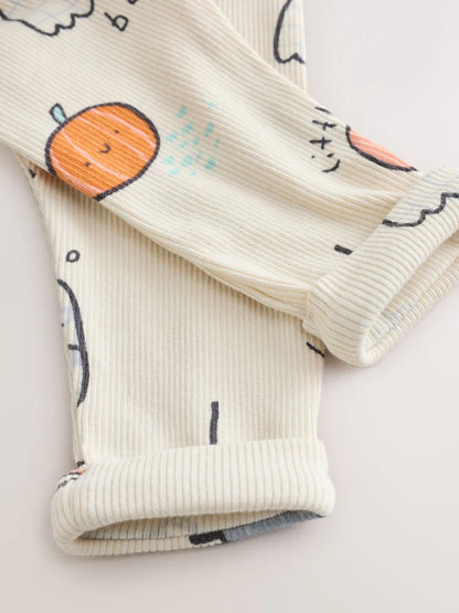 |BabyBoy| Conjunto de Moletom e Legging com Estampa de Personagem de Halloween (Cinza-Chumbo) – Bebê (0 meses a 2 anos)