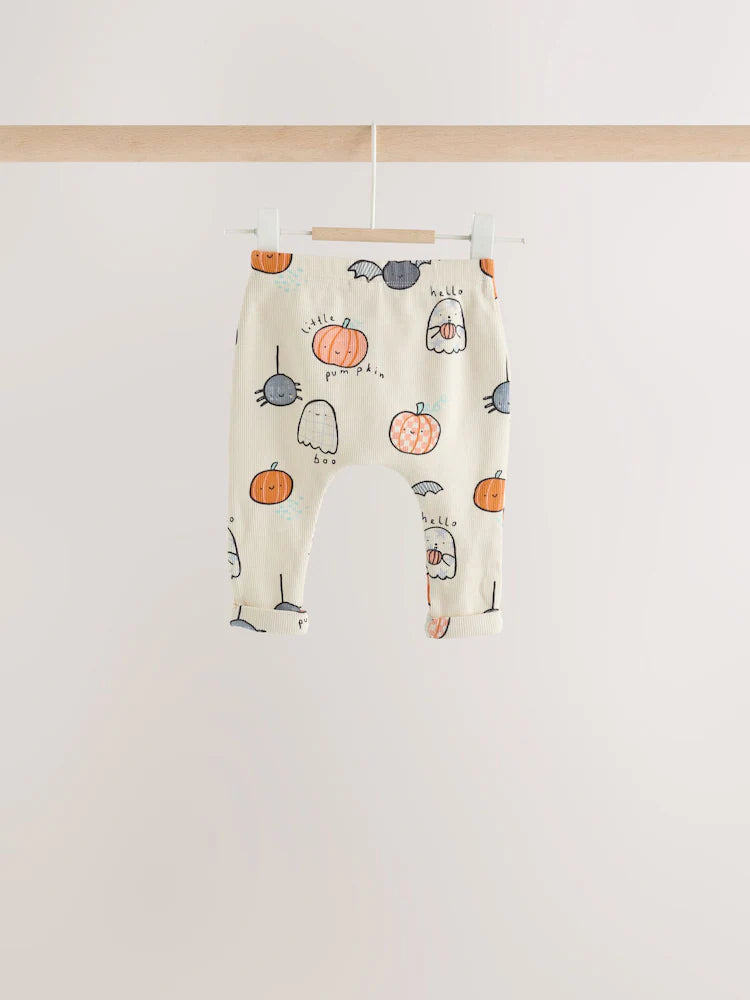|BabyBoy| Conjunto de Moletom e Legging com Estampa de Personagem de Halloween (Cinza-Chumbo) – Bebê (0 meses a 2 anos)