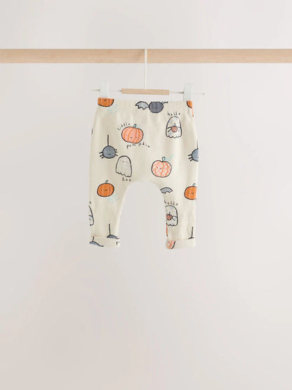 |BabyBoy| Conjunto de Moletom e Legging com Estampa de Personagem de Halloween (Cinza-Chumbo) – Bebê (0 meses a 2 anos)