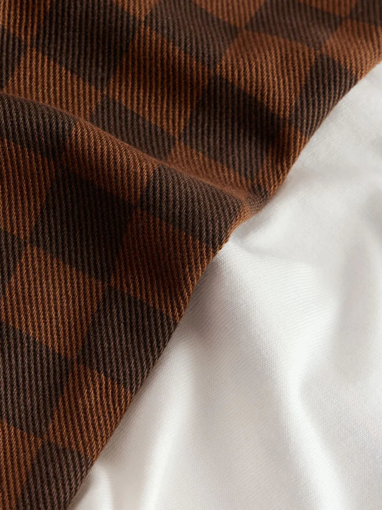 |Boy| Conjunto De Blusa De Manga Longa e Calça Bege/Cru (3 meses a 7 anos)