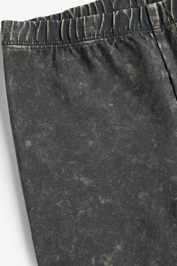 |BigGirl| Leggings - Charcoal grey Washed (3-16 anos)