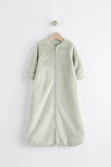 |BabyGirl| Saco De Dormir De Manga Comprida de lã Tog 2.5 - Verde Sálvia
