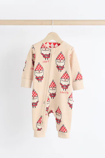 |Niña| Conjunto de pijama rojo Baby Christmas Team Rudolph, pack de 3 (0 meses a 3 años)