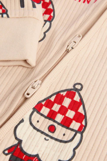 |Niña| Conjunto de pijama rojo Baby Christmas Team Rudolph, pack de 3 (0 meses a 3 años)