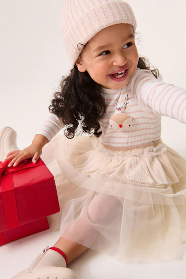 |Girl| Vestido De Rena Brilhante De Manga Comprida Rosa (3 meses a 7 anos)