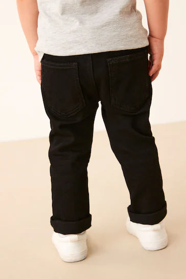 |Boy| Jeans Skinny Fit Supermacios Com Elasticidade - Black Denim (3 meses a 7 anos)