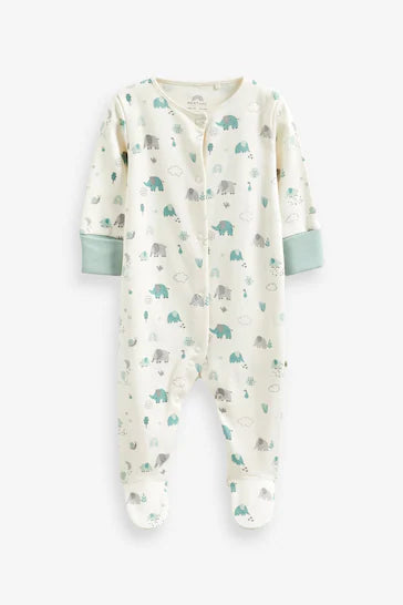 |BabyGirl| Conjunto De 3 Conjuntos De Pijamas Para Bebês - Green (0-2 anos)