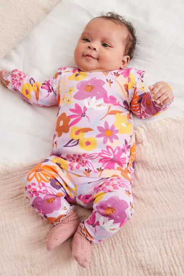 |BabyGirl| Conjunto De Top e Leggings Para Bebê - Purple (0 mês-2 anos)