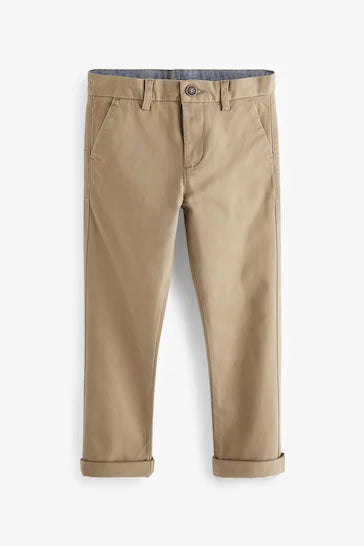 |BigBoy| Calça Chino Elástica Regular Fit (3-17 anos)
