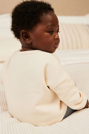 |Niña| Conjunto de sudadera y leggings de 2 piezas para bebé acogedor