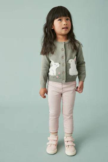 |Girl| Cardigã Green Bunny (3 meses a 7 anos)