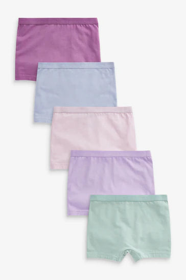 |Girl| Pacote De 5 Shorts - Pink/Purple (2 a 16 anos)