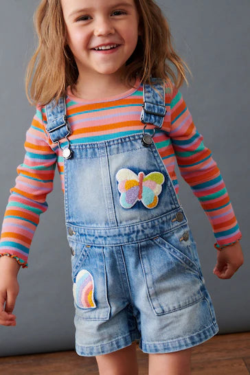 |Girl| Macacão Jeans e Conjunto De 2 Peças (3 meses a 7 anos)