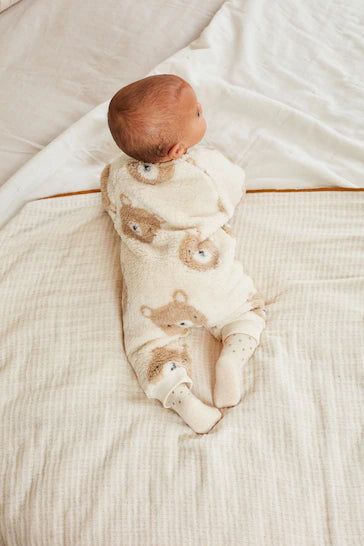 |BabyBoy| Macacão De Lã Aconchegante - Ecru Cream