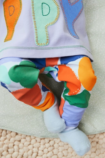 |BabyGirl| Conjunto De 2 Peças De Camiseta e Legging Para Bebê - Bright Happy (0 mês-2 ano)