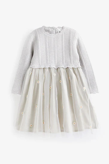 |Girl| Vestido Jumper e Saia De Tule (3 meses a 7 anos)