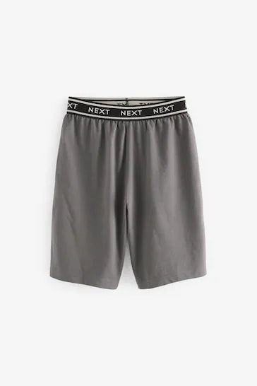 |BigBoy| Pacote Com 3 Pijamas Curtos - Black/Grey (3-16 anos)