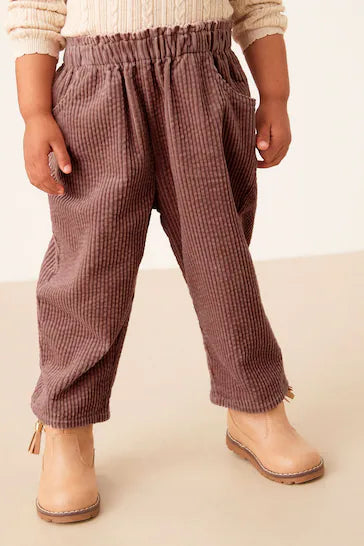 |Girl| Calças Cordão - Brown (3 meses a 7 anos)