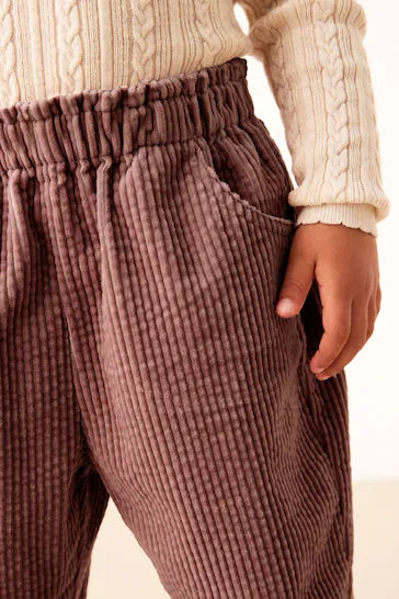 |Girl| Calças Cordão - Brown (3 meses a 7 anos)