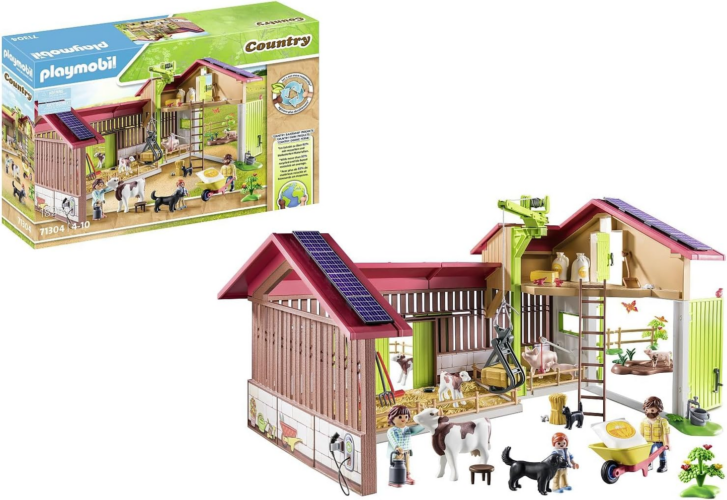 Playmobil 71304 Country Gran granja hecha de material sostenible con