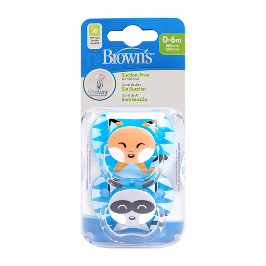 Dr Brown's Prevent Chupeta Menino 0-6m 2Pk