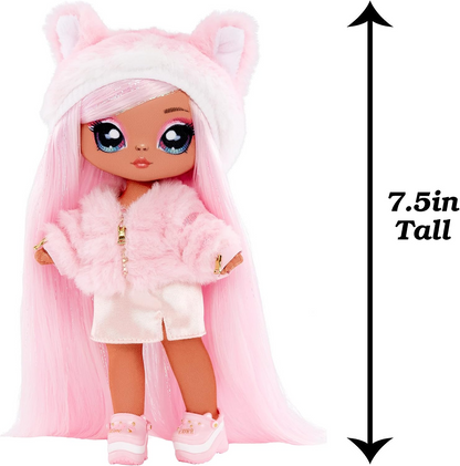 Na! Na! Na! Surprise  Conjunto de quarto de mochila 3 em 1 - REENA DE LA ROSA - Inclui mochila de gatinho rosa para crianças de 5 anos ou mais