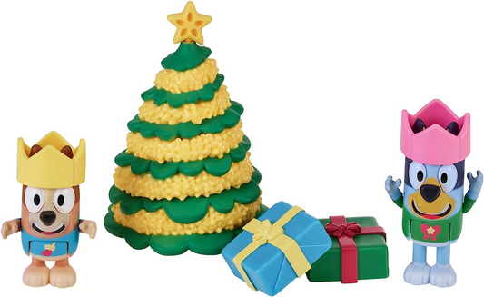 Paquete sorpresa navideño de Bluey Family. ¡Abre el paquete y encontrarás una sorpresa todos los días durante 24 días!