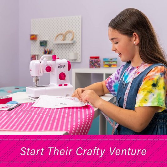 Coser increíble estudio | Máquina de coser STEAM Toy, juego educativo completo para niñas y niños principiantes