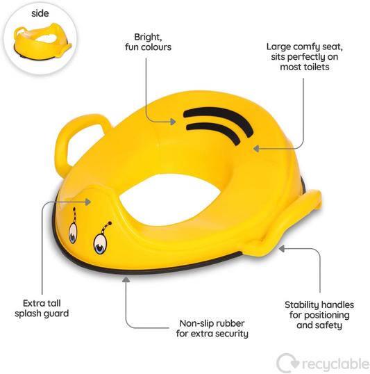 My Carry Potty   My Little Trainer Seat - Assento de treinamento de toalete Penguin, assento de toalete de treinamento Potty para crianças