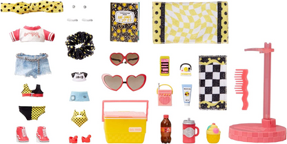 L.O.L. Surprise!  Festa do pijama com babás pré-adolescentes - RAE SANDS & SPF Q.T. - Unbox 20 surpresas - Inclui bonecas com recurso de mudança de cor - Adequado para crianças de 4 anos ou mais, multicoloridas, 10,8x6,32x16,51 cm