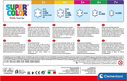 Clementoni 24232 Princesas Disney Maxi Puzzle 24pcs Princess Supercolor Princess-24 Peças-Quebra-Cabeças Crianças de 3 anos, Multicolor, Médio