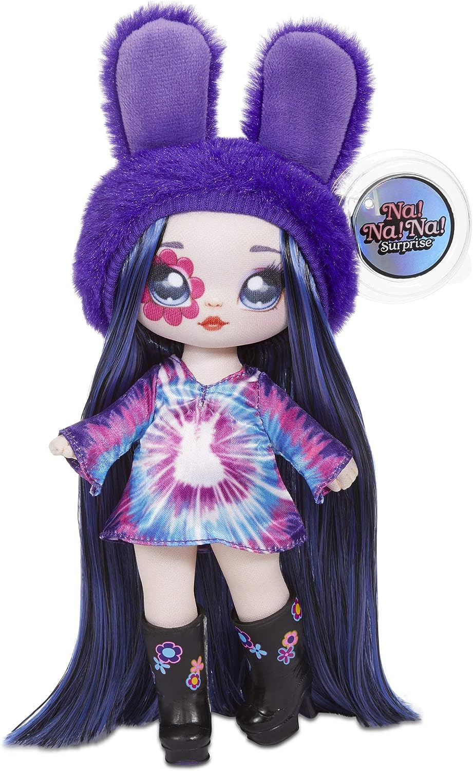 Na! Na! Na! Surprise Boneca fashion 2 em 1 e bolsa de pelúcia - colecionável - Série 4 - Melanie Mod