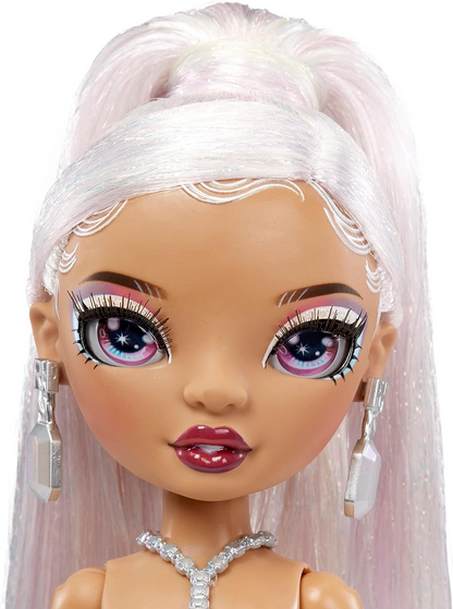 Rainbow High Holiday Editon Collectors Fashion Doll 2022 - ROXIE GRAND - Inclui cabelo multicolorido, vestido iridescente e diamante e acessórios de boneca premium - Ótimo presente para crianças a partir de 6 anos