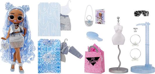 L.O.L. Surprise!  Bonecas OMG Fashion Show Style Edition - Missy Frost - Boneca de 10"/25 cm com mais de 320 looks de moda - Inclui roupas transformadoras, acessórios e muito mais - Colecionável - Para crianças de 4 anos ou mais