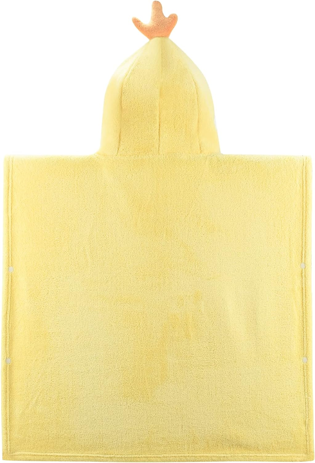 Bebamour  Toalhas com capuz para bebês Toalha 100% orgânica com capuz para meninos e meninas Toalha absorvente com capuz para crianças pequenas, 25" x 25", 0-6 anos, pato fofo