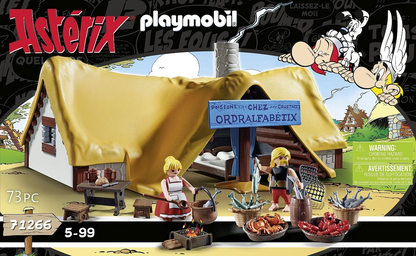 Playmobil 71266 Asterix: Cabana de Unhygienix, Unhygienix e sua esposa Bacteria